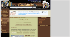 Desktop Screenshot of indiandogbreeds.bulldoginformation.com