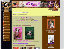 Tablet Screenshot of cutepuppies.bulldoginformation.com